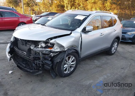2015 Nissan Rogue Sv from USA, damaged, VIN KNMAT2MV6FP548775